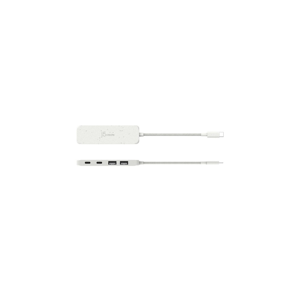 j5create Eco-Friendly USB-C to 4-Port Type-C & Type-A Gen 2 Hub Liquidazione