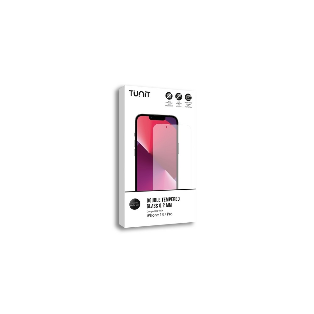 TUNIT TUNIT TEMPERED GLASS - IPHONE 14 Fornitura limitata