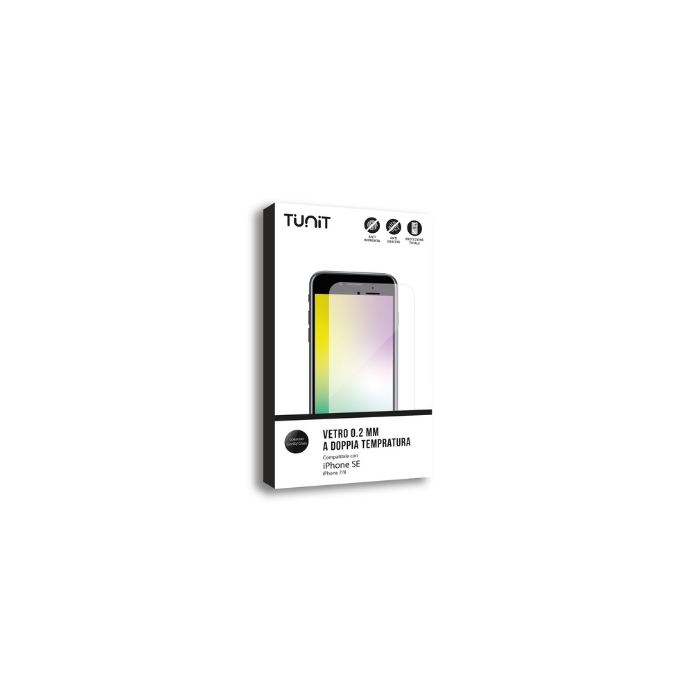 TUNIT Tunit Tempered Glass - iPhone SE/8/7 Vendite stagionali