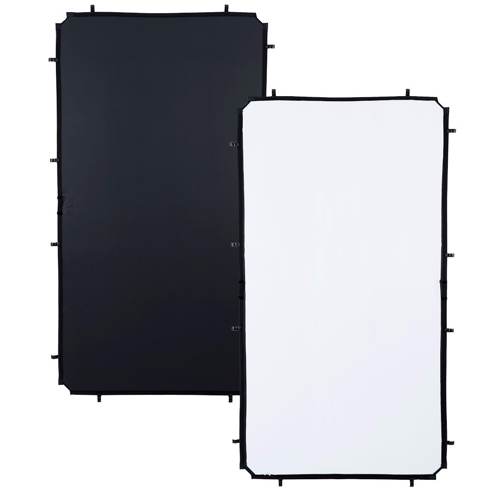 Manfrotto Tessuto per skylite fabric piccolo nero/bianco 1 1x2m Sconto