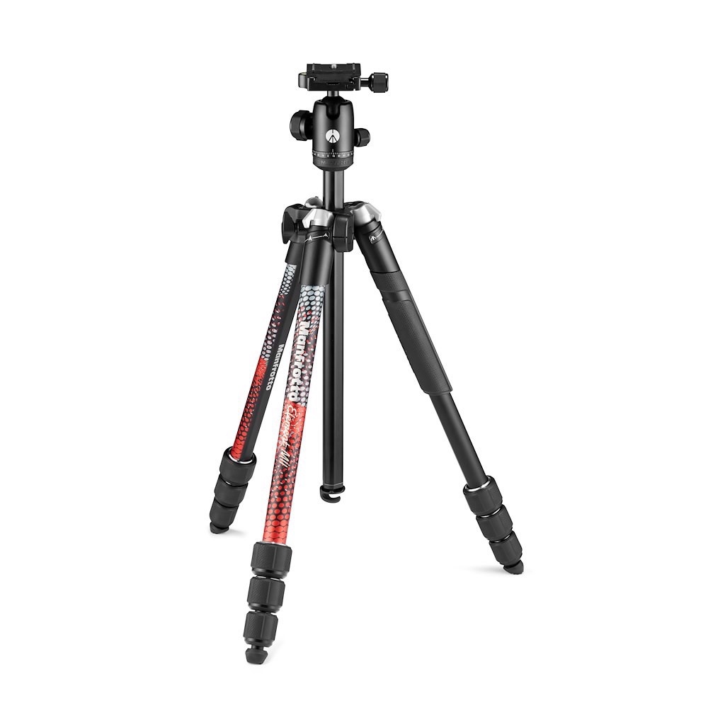 Manfrotto Element MII rosso in alluminio Promozione temporanea