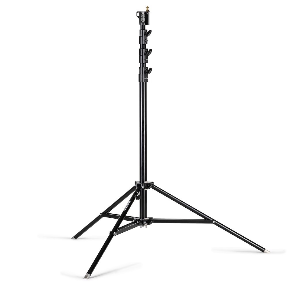 Manfrotto Stativo super nero con gamba di livellamento In Vendita