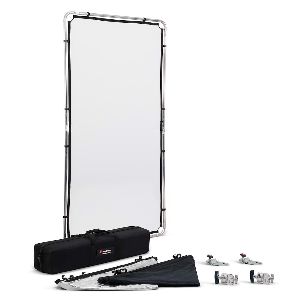 Manfrotto Kit Pro Scrim “tutto in uno” 1 1 x 2 m Medio Sostegno trimestrale
