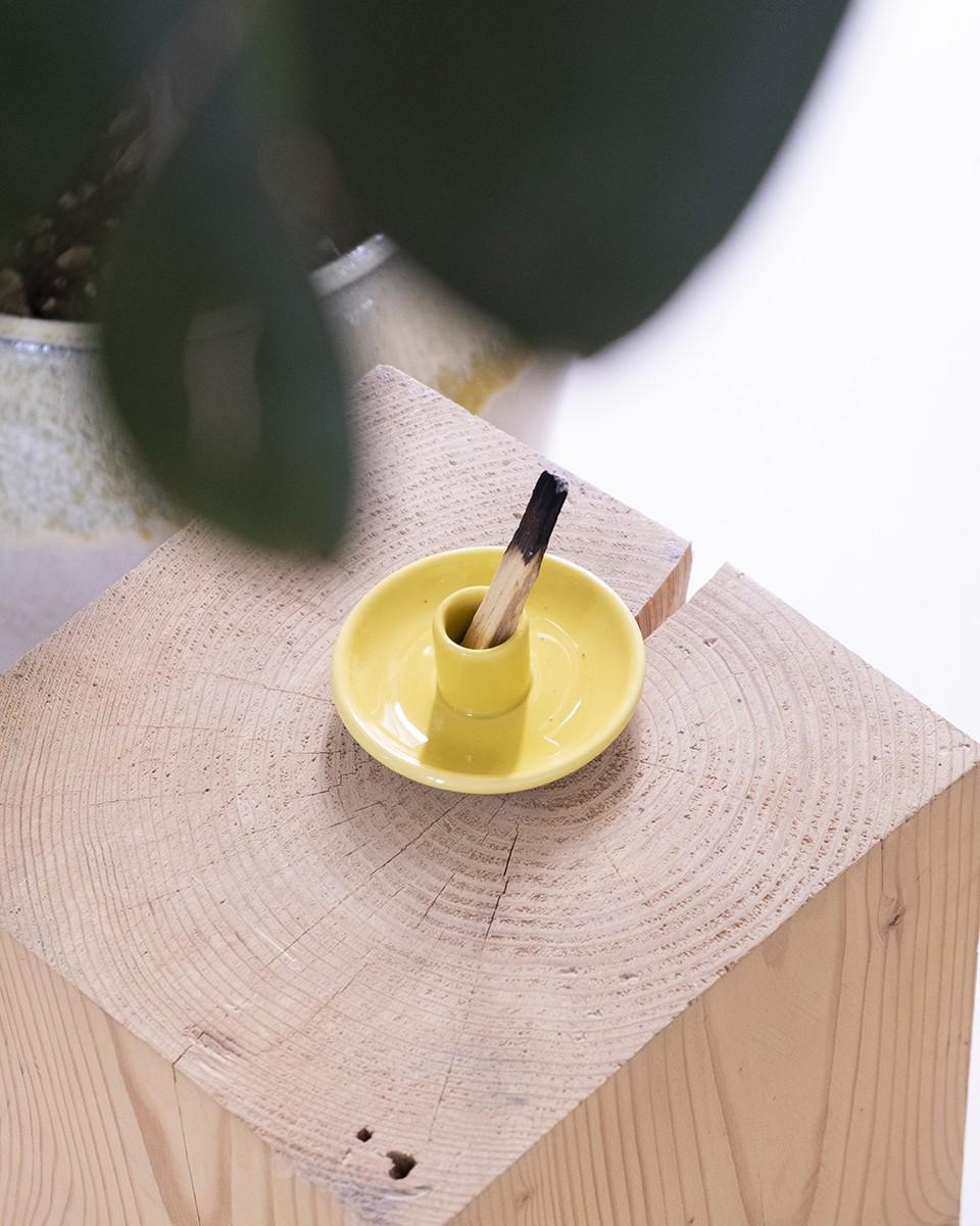Wood'd PALO SANTO PLATE YELLOW Fino Al -60%