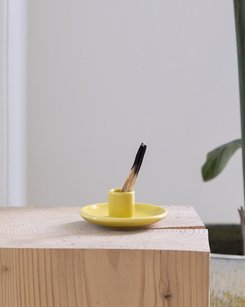Wood'd PALO SANTO PLATE YELLOW Fino Al -60%