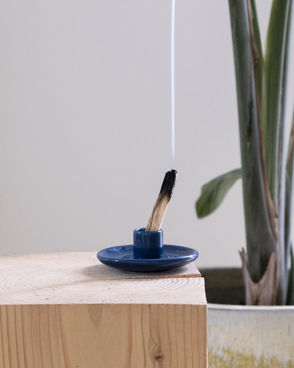 Wood'd PALO SANTO PLATE BLUE Prezzo Ridotto