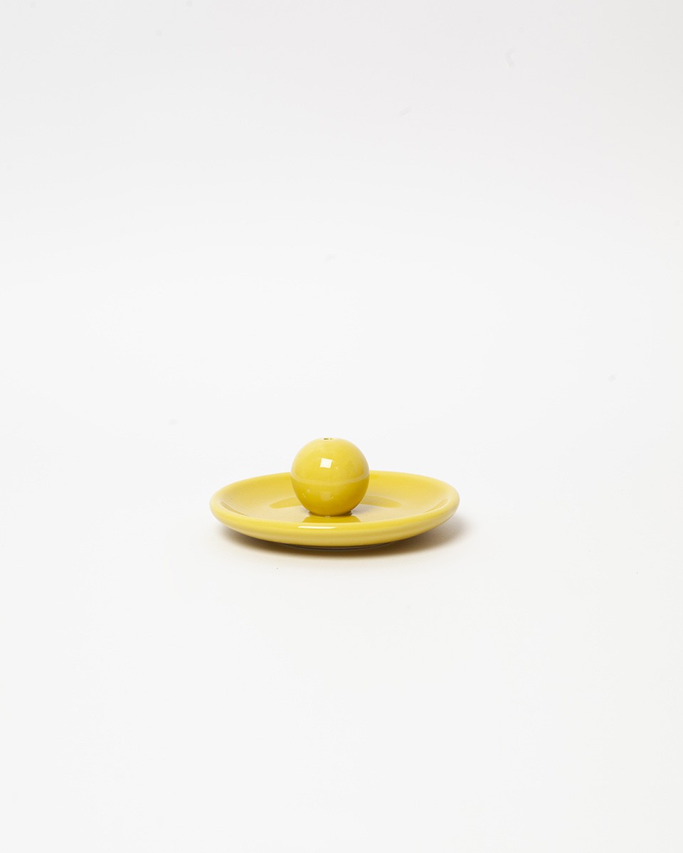Wood'd INCENSE PLATE YELLOW Convenienza