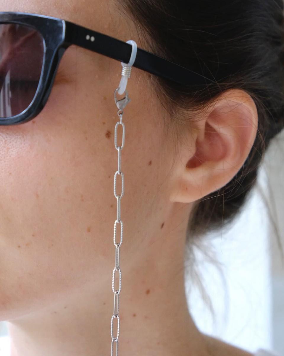 Wood'd Eyeglasses Lace Wide Silvered Sconto