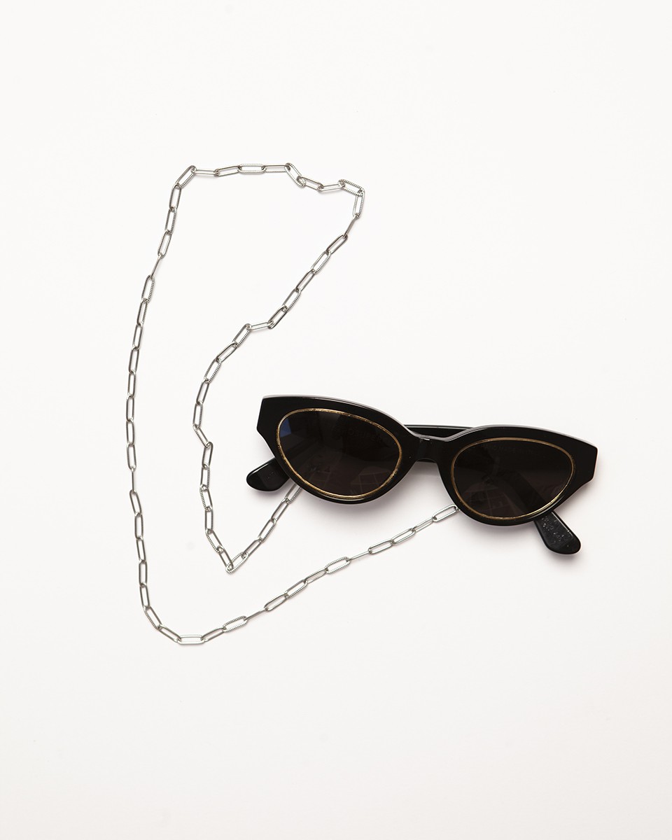 Wood'd Eyeglasses Lace Wide Silvered Sconto
