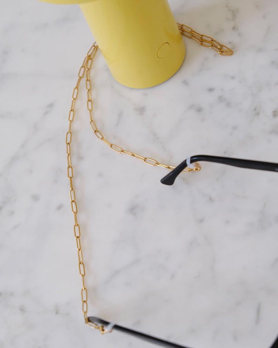 Wood'd Eyeglasses Lace Wide Golden Offerta