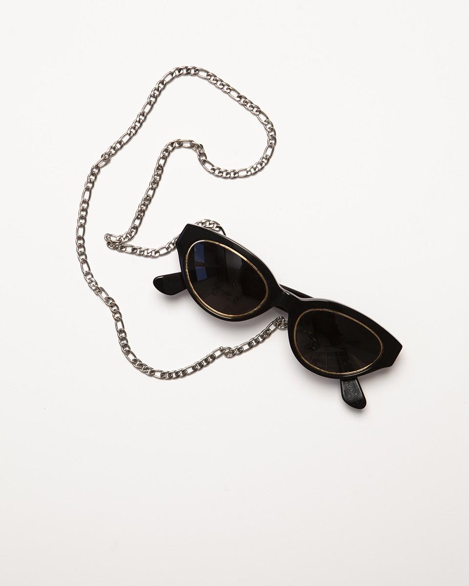 Wood'd Eyeglasses Lace Large Silvered Online