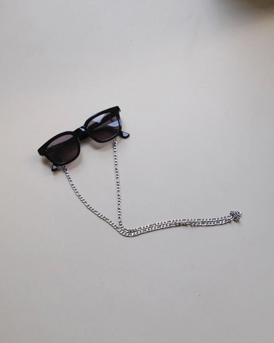 Wood'd Eyeglasses Lace Large Silvered Online