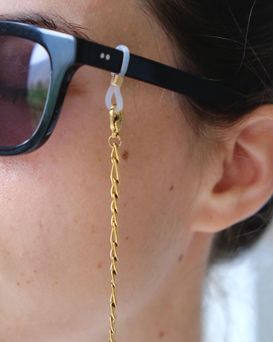 Wood'd Eyeglasses Lace Large Golden Outlet