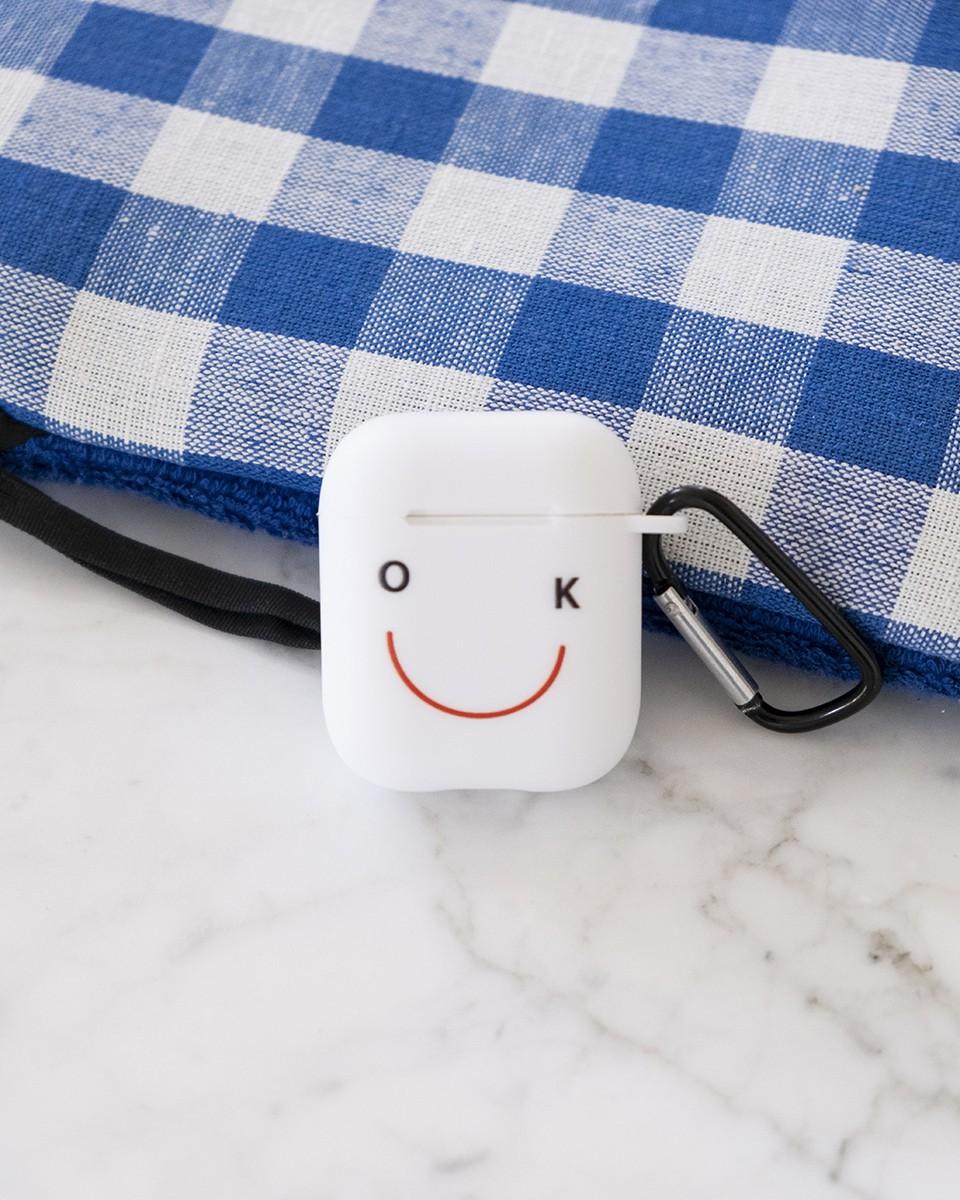 Wood'd AirPods Case OK White Nuova