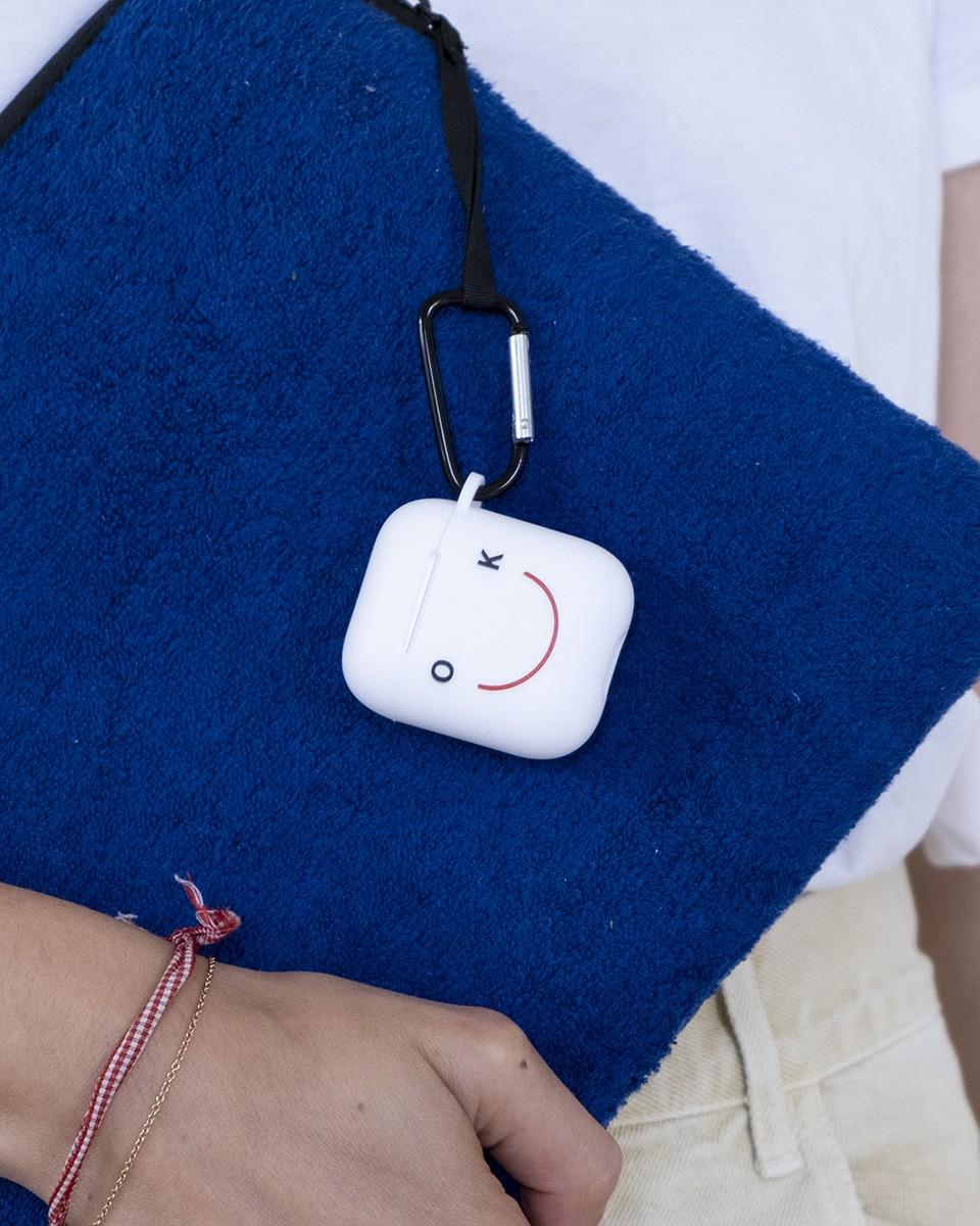 Wood'd AirPods Case OK White Nuova