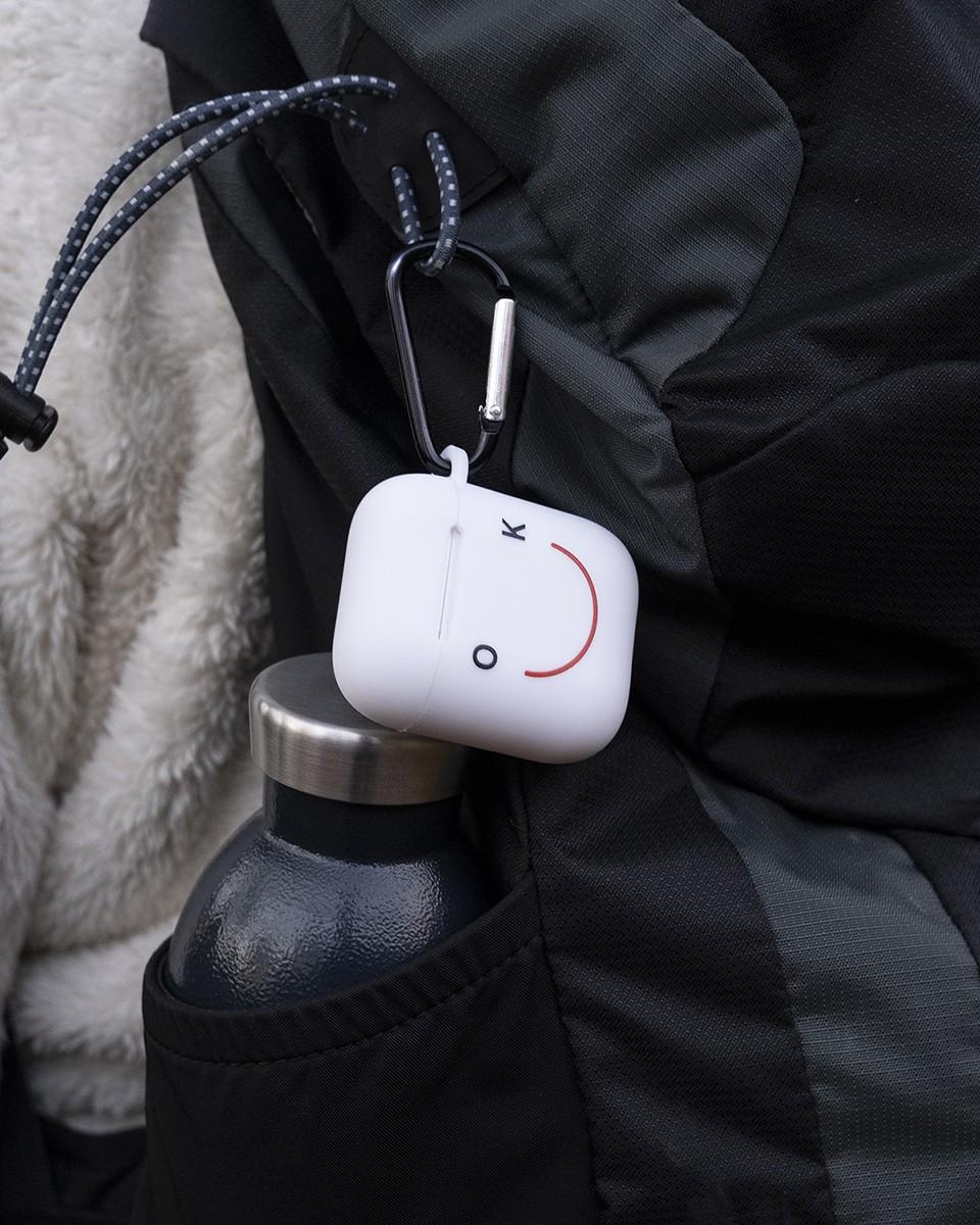 Wood'd AirPods Case OK White Nuova