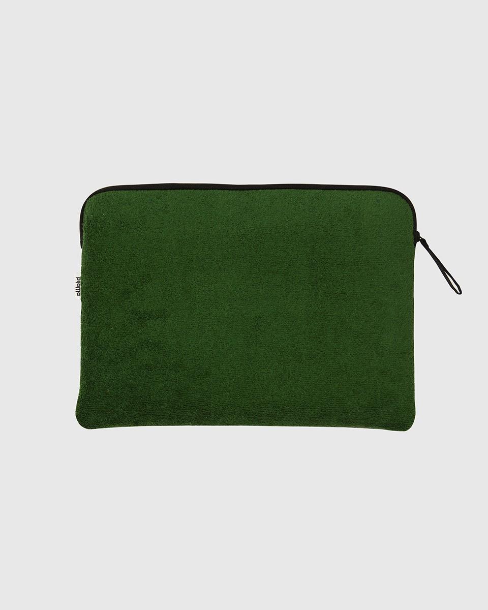 Wood'd Patch Green Macbook Case Nuovo