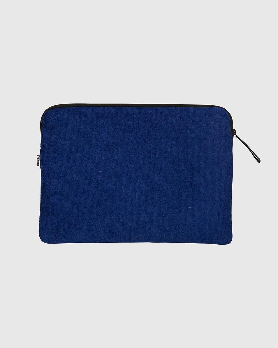 Wood'd Patch Blue Macbook Case Qualità