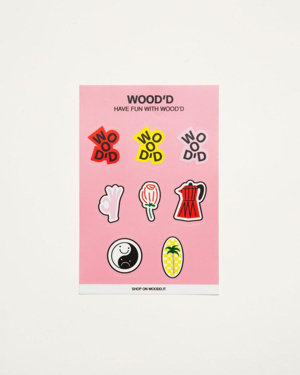 Wood'd Sticker Mirror Italy