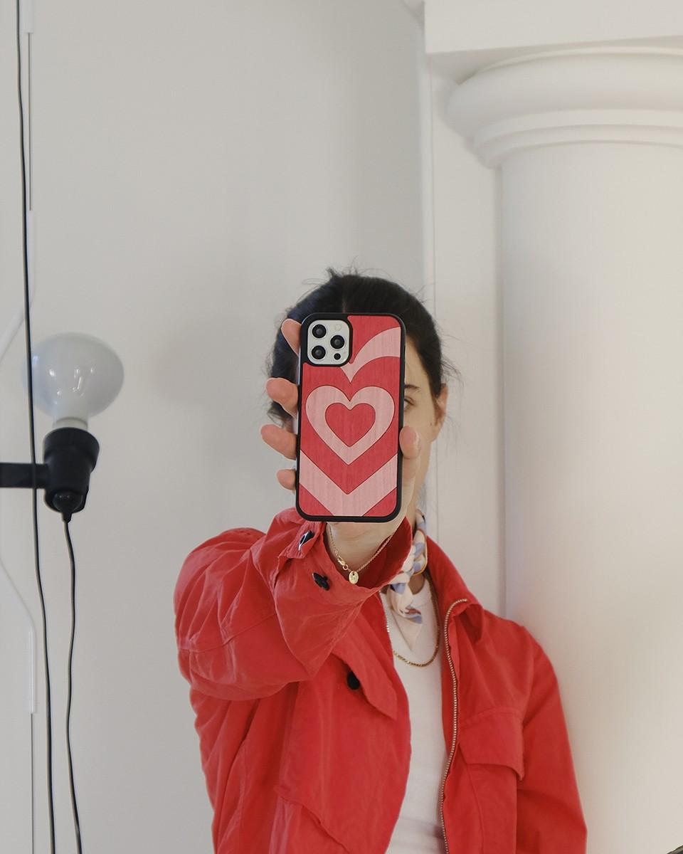 Wood'd Cuore Matto Rosa Cover Promozione Limitata