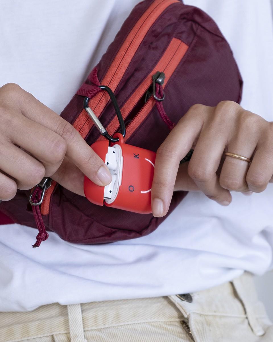 Wood'd AirPods Case OK Red Qualità