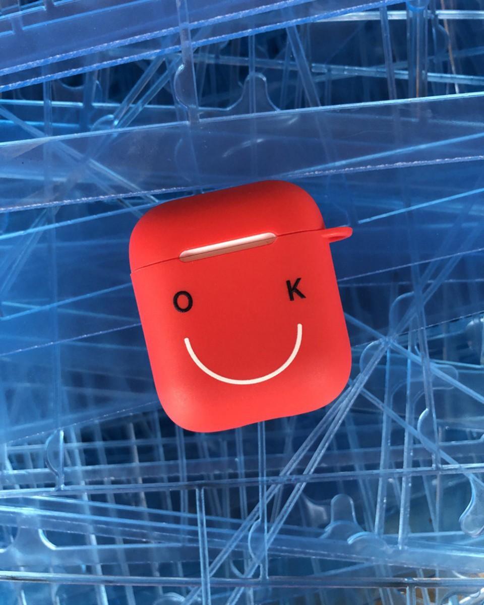 Wood'd AirPods Case OK Red Qualità